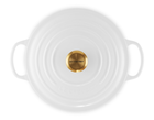Panela Redonda Signature Pegador Dourado